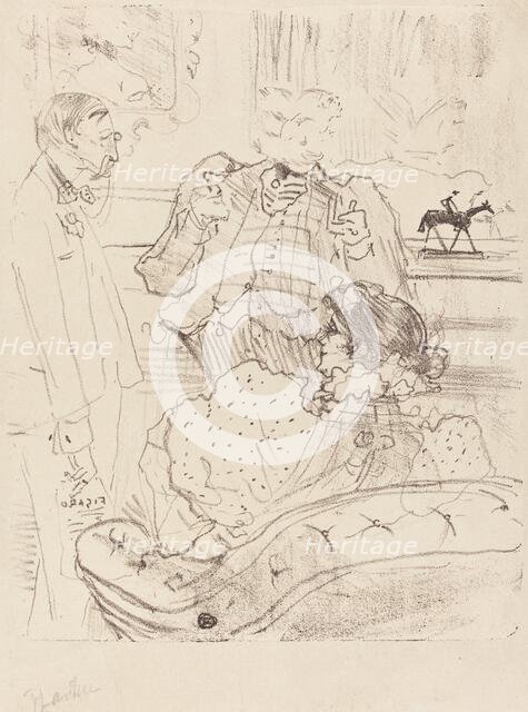 Rosmersholm; Le Gage, 1898. Creator: Henri de Toulouse-Lautrec.