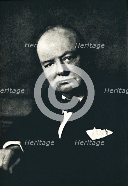 'The Rt. Hon. Winston S. Churchill, P.C., C.H., F.R.S., M.P.', 1941, (1945). Creator: Walter Stoneman.