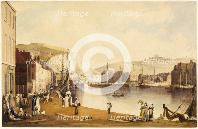 Dover Harbor, c. 1820. Creator: John Gendall.