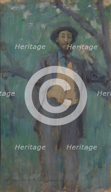 Portrait of the artist Isaac Levitan (1861-1900), 1895.