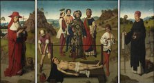 Martyrdom of Saint Erasmus (Triptych), 1458. Artist: Bouts, Dirk (1410/20-1475)