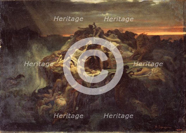 The Deluge, 1869. Artist: Vereshchagin, Vasili Petrovich (1835-1909)