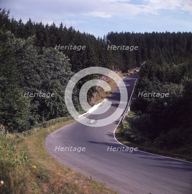 A view of part of the Nurburgring race track, German Grand Prix, Germany, 1963. Artist: Unknown