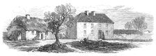 Sketches from Ireland: cabin and farmhouse of Crawford, at Killallon, 1870. Creator: Unknown.