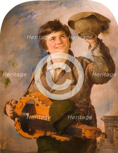 A Young Savoyard, 1835-1836. Creator: Frederick Yeates Hurlstone.