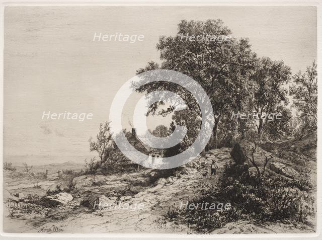 Cottage by the Sea. Creator: Hendrik Dirk Kruseman van Elten (American, 1829-1904).