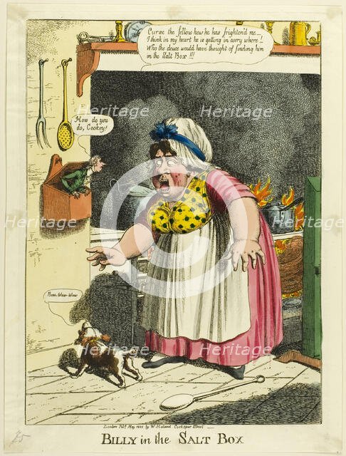 Billy in the Salt Box, 1805. Creator: Charles Williams.