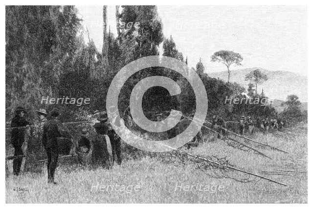 Hop Picking near Bairnsdale, Australia, 1886. Artist: Unknown