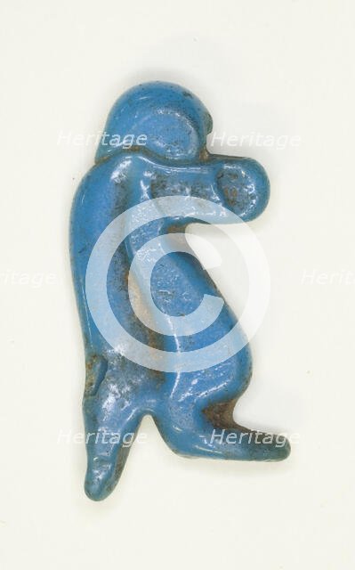 Amulet of the Goddess Tawaret (Thoeris), Egypt, New Kingdom, Dynasty 18 (about 1550-1295 BCE). Creator: Unknown.