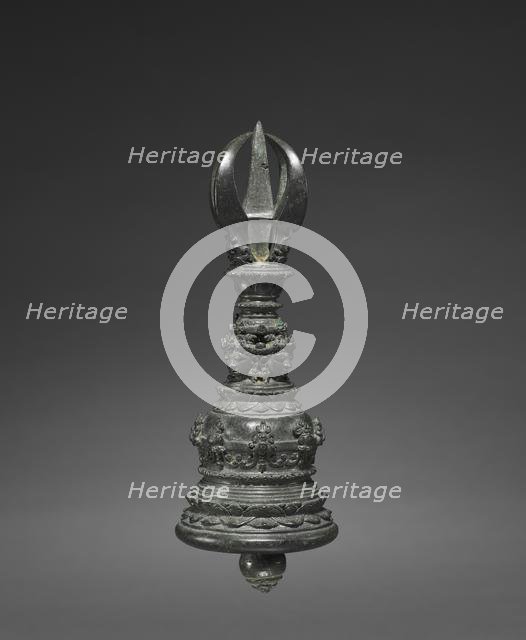 Bell with Vajra Handle, 900s. Creator: Unknown.