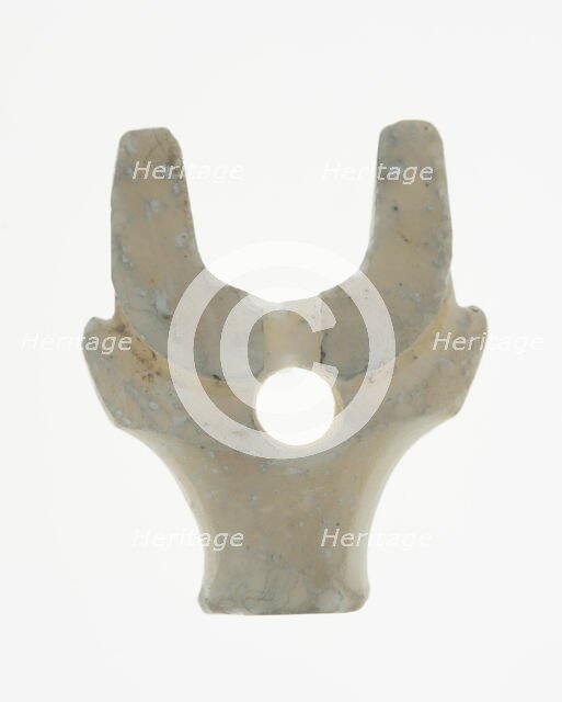 Pendant with Buffalo Head, Western Zhou period, 11th/10th century B.C. Creator: Unknown.