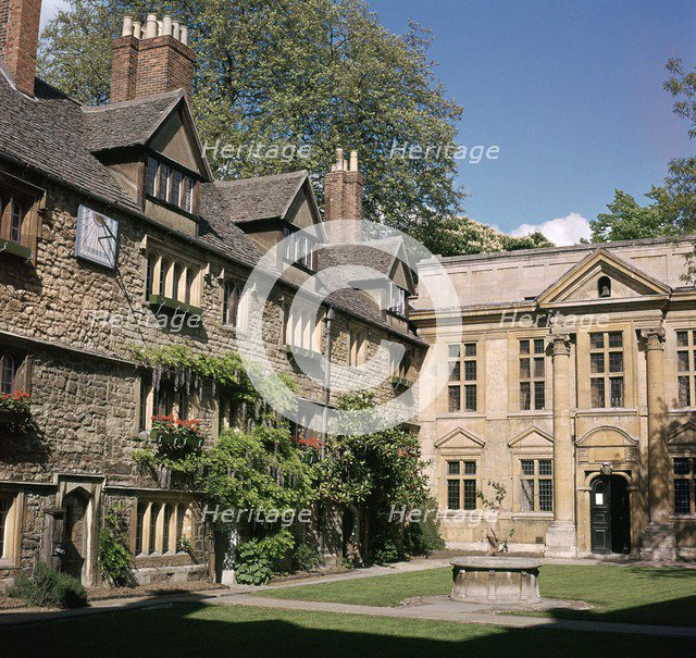 St Edmund Hall in Oxford, 13th century. Artist: Unknown