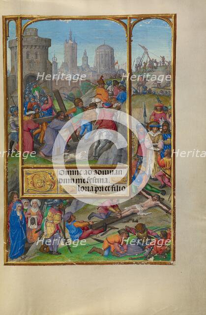The Way to Calvary; Spinola Hours, about 1510-1520. Creator: Master of James IV of Scotland.