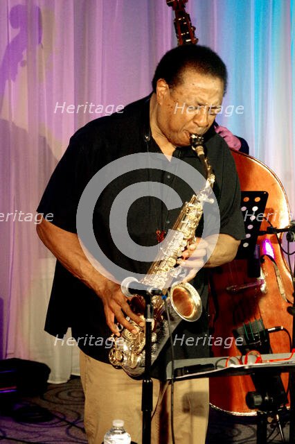 Vincent Herring, Joan Fort Trio plus Vincent Herring, Watermill Jazz Club, Dorking, Surrey, May 2025 Creator: Brian O'Connor.