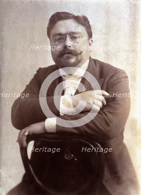 Isaac Albéniz (1860-1909), Spanish composer, photography  around 1895-96.