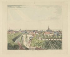 Nijmegen, view from the Belvédère to the West, 1815-1824. Creator: Derk Anthony van de Wart.