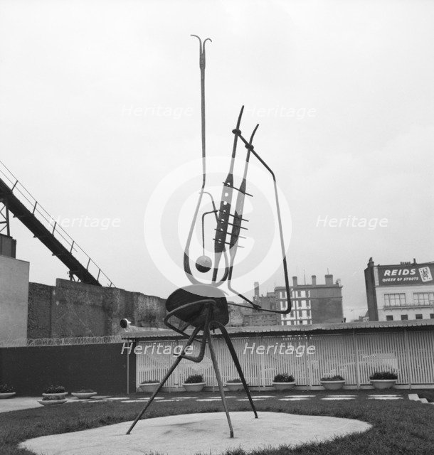'Bird and Cage', sculpture by Reg Butler, Festival of Britain, South Bank, Lambeth, London, 1951. Artist: MW Parry.