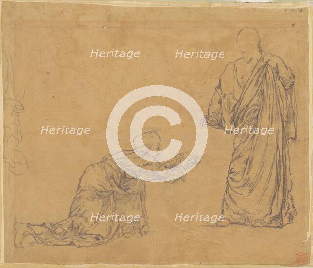 Study for "Christ Appearing to Mary", 1877-1878. Creator: John La Farge.