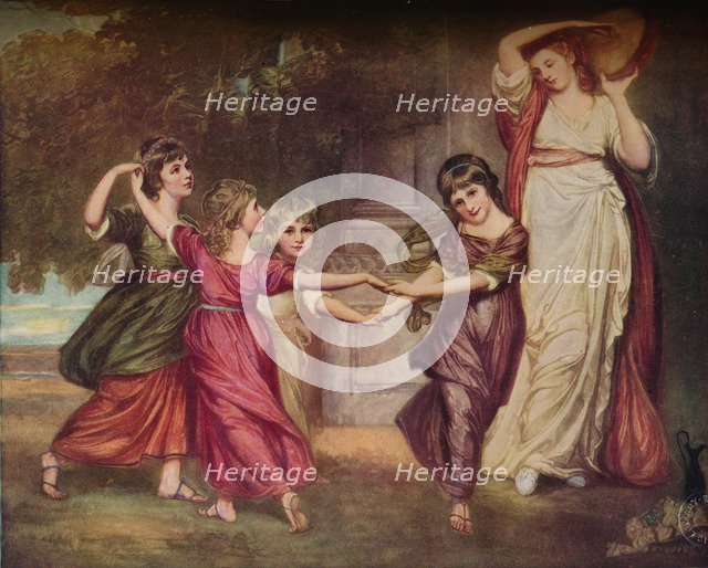 The Stafford Children, c1776. (1914). Artist: George Romney