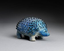 Faience figurine of a hedgehog, Middle Kingdom (c1975 BC-c1640 BC). Artist: Unknown.