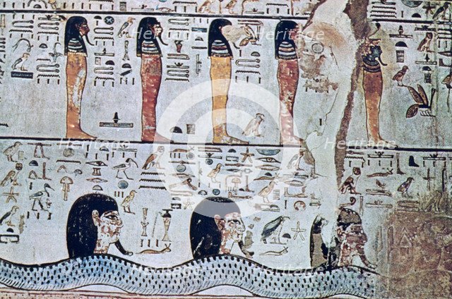 Tomb of Sethi I, Valley of the Kings, Egypt, 13th century BC. Artist: Unknown