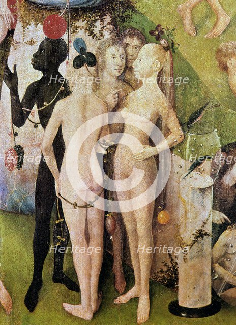 The Garden of Earthly Delights (Detail of the centre panel), c. 1500. Artist: Bosch, Hieronymus (c. 1450-1516)