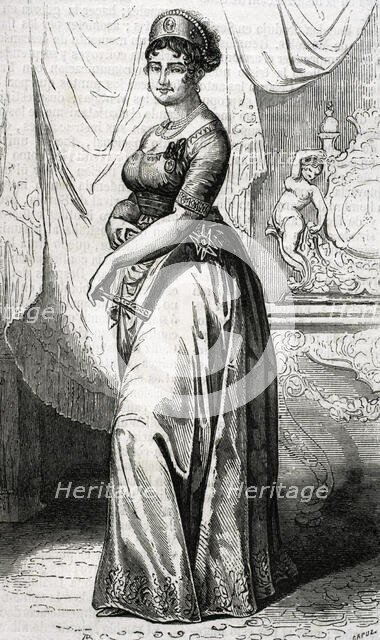 Maria Luisa of Spain, (1782-1824), Infanta of Spain, Queen Consort and Regent of Etruria..., 1853.  Creator: Tomás Carlos Capuz.