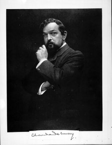 Portrait of the composer Claude Debussy (1862-1918), 1900s.