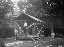 Camp, Walter, I.E, Exercise School - Bath House For Government Officials, 1917. Creator: Harris & Ewing.