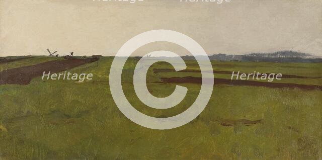 Landscape with fields, 1885-1922. Creator: Willem Witsen.