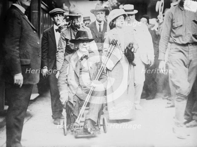Gen. Sickles & Mrs. Wilmerding, between c1910 and c1915. Creator: Bain News Service.