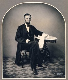 Abraham Lincoln, 1863, printed 1901. Creator: Alexander Gardner.