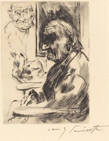 Alter Mann (Old Man), 1916. Creator: Lovis Corinth.