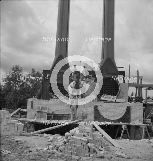 Turpentine plant near Marianna, Florida, 1937. Creator: Dorothea Lange.