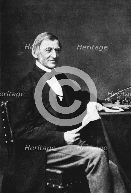 'Ralph Waldo Emerson', c1870, (1911). Creator: Elliott & Fry.