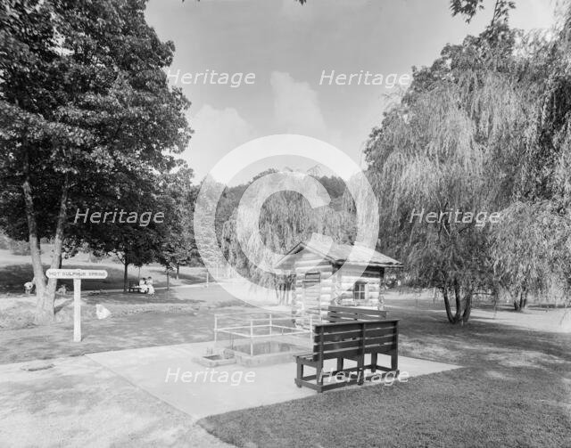 Hot sulphur spring, Virginia Hot Springs, c.between 1910 and 1920. Creator: Unknown.