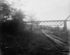 New steel bridge at Glasgow, Mo., 1901 Oct 9. Creator: Unknown.