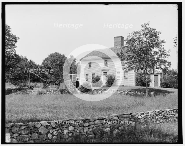 Whittier's birth place, Haverhill, Mass., between 1890 and 1901. Creator: Unknown.