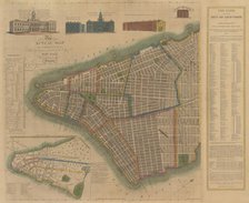 The City of New York: Longworth's Explanatory Map and Plan, 1817. Creator: James DeForest Stout.