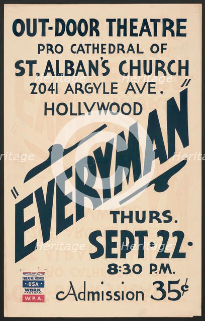 Everyman, Los Angeles, 1938. Creator: Unknown.