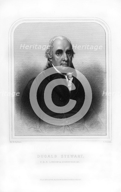 Dugald Stewart, Scottish philosopher, (1870). Artist: S Freeman