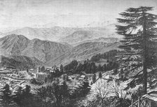 'View of Simla, Western Himalayas', c1891. Creator: James Grant.