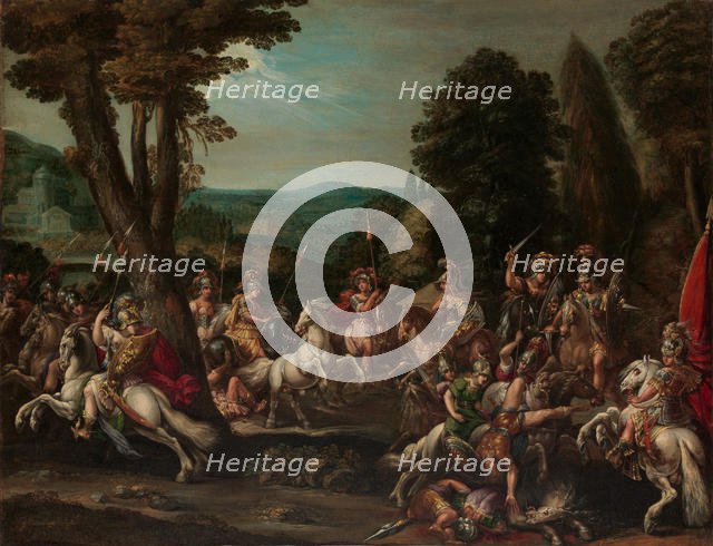 Triumph of the Amazons, 1620s. Creator: Claude Deruet.