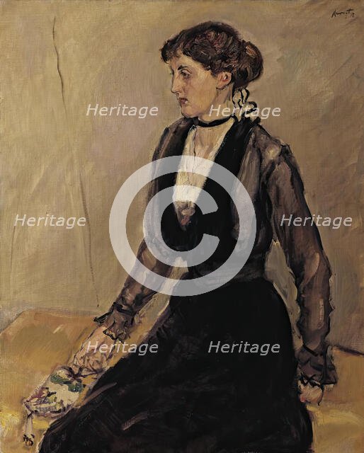 Miss Eva Steinbarth, 1915. Creator: Max Slevogt.