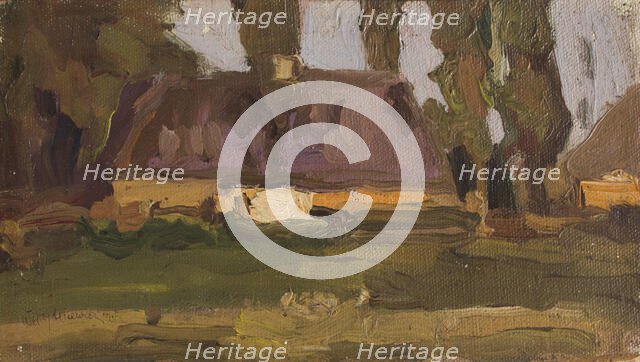 At Sunset, before 1903. Creator: Witold Wojtkiewicz.