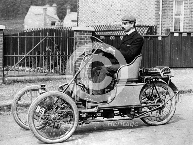 1904 Ribble 8hp tricar. Creator: Unknown.