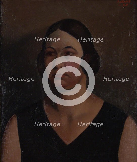 Portrait of a Woman (Mrs. Lönngren), 1930. Creator: Ilmari Aalto.