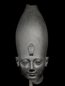 Head of Pharaoh Tuthmosis III, Thebes, New Kingdom, 18th Dynasty, ca. 1479-1425 BC. Creator: Ancient Egypt.