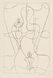 Figurenplan, 1922. Creator: Schlemmer, Oskar (1888-1943).