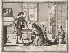 The Wife-Beater, ca. 1633. Creator: Abraham Bosse.